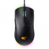 Игровая мышь HAVIT HV-MS1030, 6 кнопок, 3600 DPI, RGB-подсветка, USB, черная