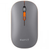 Беспроводная мышь 4-кнопочная двухрежимная HAVIT HV-MS60WB серая (2.4GHz + BT5.1)