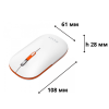 Беспроводная мышь 4-кнопочная двухрежимная HAVIT HV-MS60WB белая (2.4GHz + BT5.1)