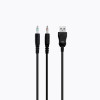 Игровые наушники HAVIT HV-H2032d GAMING с микрофоном и подсветкой черно-красные