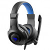 Игровые наушники HAVIT HV-H2031D GAMING Black/Blue с микрофоном и подсветкой (26398)