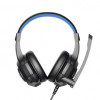 Игровые наушники HAVIT HV-H2031D GAMING Black/Blue с микрофоном и подсветкой (26398)