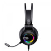 Игровые наушники с микрофоном и подсветкой HAVIT HV-H2040d RGB черные игровые наушники с микрофоном и подсветкой