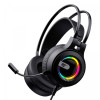 Игровые наушники с микрофоном и подсветкой HAVIT HV-H2040d RGB черные игровые наушники с микрофоном и подсветкой