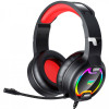 Игровые наушники с микрофоном и подсветкой HAVIT HV-H2233d Black/Red
