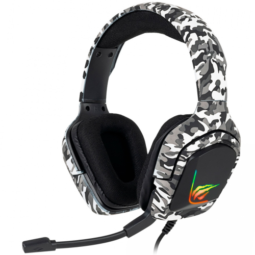 Игровые наушники с микрофоном и подсветкой HAVIT HV-H653d 