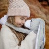 Мягкая игрушка-обнимашка Зайка Хрум 65 см гипоаллергенная антистрессовая (модель: Bunny Khrum)