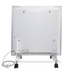 Керамический обогреватель Ecoteplo Air 1000 EL WM с конвекционным теном и программатором, белый мрамор