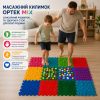 Массажный коврик Ортек Микс Пазлы 12 элементов + Камешки - сенсорная игра и активная стимуляция стоп (13176)