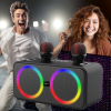 Акустическая система с караоке и 2 микрофонами HAVIT HV-SK856BT 20W RGB черная 