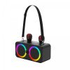 Акустическая система с караоке и 2 микрофонами HAVIT HV-SK856BT 20W RGB черная 