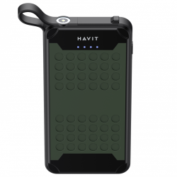 Защищенный повербанк HAVIT FS214 IP67 Green 10000mAh 