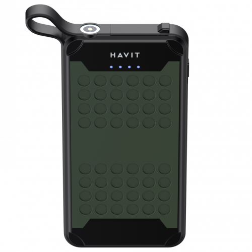 Защищенный повербанк HAVIT FS214 IP67 Green 10000mAh 