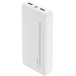 Повербанк HAVIT HV-PB92 20000mAh с быстрой зарядкой PD+QC3.0 White 