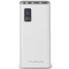Повербанк с быстрой зарядкой TITANUM TPB-727S-W 20000mAh 22.5W Li-Pol Type-C White
