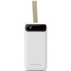 Повербанк TITANUM TPB-741-W 50000mAh Micro USB, Type-C, 2USB White с подсветкой 