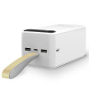 Повербанк TITANUM TPB-741-W 50000mAh Micro USB, Type-C, 2USB White с подсветкой 