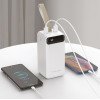 Повербанк 50000mAh TITANUM 741S 22.5W White с быстрой зарядкой и фонариком (TPB-741S-W)