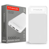Повербанк TITANUM TPB-912-W 10000mAh Li-Pol White