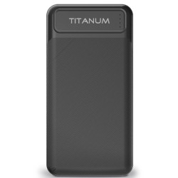Повербанк TITANUM TPB-913-B 20000mAh Micro USB, Type-C, 2USB Black 