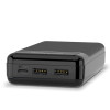Повербанк TITANUM TPB-913-B 20000mAh Micro USB, Type-C, 2USB Black 
