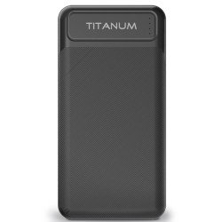 Повербанк TITANUM TPB-913-B 20000mAh Micro USB, Type-C, 2USB Black 