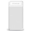 Повербанк TITANUM TPB-913-W 20000mAh Micro USB, Type-C, 2USB White 