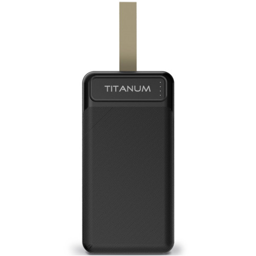 Повербанк TITANUM TPB-914-B 30000mAh Micro USB, Type-C, 2USB Black 