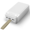 Повербанк TITANUM TPB-914-W 30000mAh Micro USB, Type-C, 2USB White 