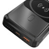 Повербанк с беспроводной зарядкой TITANUM MA02 10000mAh, 22.5W, PD20W, быстрая зарядка, черный
