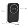 Повербанк с беспроводной зарядкой TITANUM MA02 10000mAh, 22.5W, PD20W, быстрая зарядка, черный