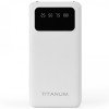 Повербанк 30000mAh TITANUM OL03 White с фонариком (TPB-OL03-W) 