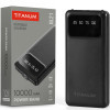 Повербанк 10000mAh TITANUM OL21 Black с фонариком (TPB-OL21-B) 