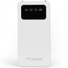 Повербанк 10000mAh TITANUM OL21 White с фонариком (TPB-OL21-W) 
