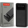 Повербанк 20000mAh TITANUM OL22 Black с фонариком (TPB-OL22-B) 