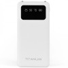 Повербанк 20000mAh TITANUM OL22 White с фонариком (TPB-OL22-W) 