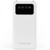 Повербанк 20000mAh TITANUM OL22 White с фонариком (TPB-OL22-W) 