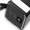 Повербанк 40000mAh TITANUM SP04P PD65W 2xUSB-C + 2xUSB-A, быстрая зарядка, фонарик, черный