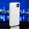Повербанк 10000mAh TITANUM WQ55 22.5W, быстрая зарядка, 3 порта, антискользящая поверхность, белый