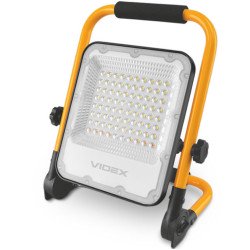 Аккумуляторный LED прожектор VIDEX VL-F2A-505 50W, 5000K, IP65, 1600Лм, складной, переносной