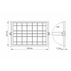 LED прожектор автономный VIDEX 1000LM 5000K 3.2V VL-FSO2-505 на солнечной батарее, с пультом