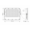 LED прожектор автономный VIDEX 1000LM 5000K 3.2V VL-FSO2-505 на солнечной батарее, с пультом