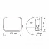 Светодиодный прожектор VIDEX F3 20W 5000K 220V Black (VLE-F3-0205B)