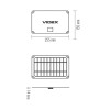 Портативное зарядное устройство солнечная панель VIDEX VSO-F505UU 5W
