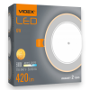 Точечный светильник с декоративной подсветкой 6W+3W 5000K+2700K VIDEX VL-DL4R-0652 встраиваемый круглый