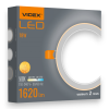 Точечный светильник с декоративной подсветкой 18W+6W 5000K+2700K  VIDEX VL-DL4R-1852 встраиваемый круглый  