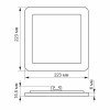 Точечный светильник VIDEX 18W 5000K VL-DLS-185 встраиваемый квадратный