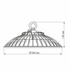 Высотный защищенный светодиодный светильник HIGH BAY VIDEX 100W 5000K 220V (VL-HBe-1005W)