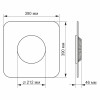 Акриловый светодиодный светильник VIDEX 24W 4100K 220V Acrylic Style VL-JTS-24S4