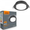 Врезной потолочный светильник VIDEX GX53, алюминий, черный, IP20, макс. 30W (VL-SPF27R-B)